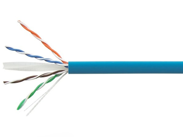 Commscope Netconnect Category 6 UTP Cable, 4-Pair, 23 AWG, Solid, CM, 305m, Blue P/N: 1427254-6